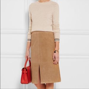 J.CREW NWT Collection Suede A-Line Midi Skirt 10